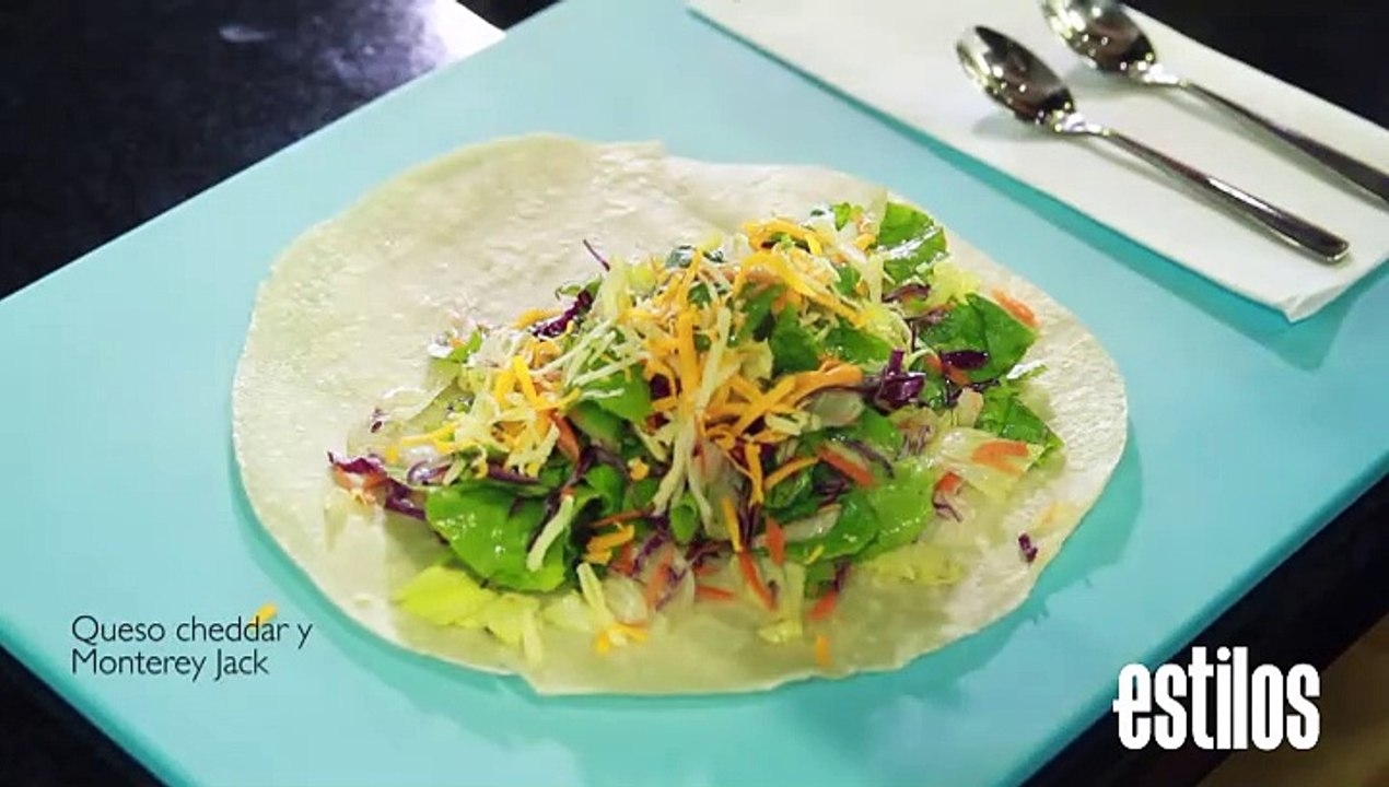 Grill chicken salad wrap