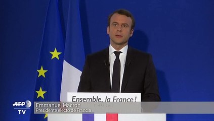 Macron, asegura que combatirá las divisiones