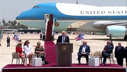 Trump habla en Israel de "rara" oportunidad para la paz