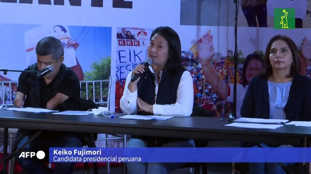 Keiko Fujimori denuncia indicios de fraude en balotaje en Perú