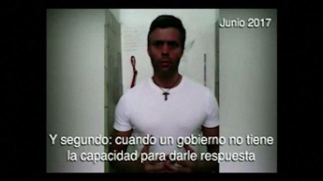 Opositor venezolano encarcelado llama a más protestas