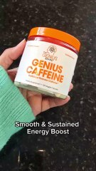 Smooth and Sustained Energy Boost!