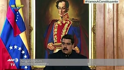 Nicolás Maduro convocó ayer a la Constituyente popular