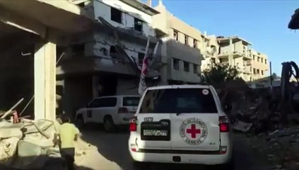 Siria: primer convoy de ayuda entró en asediada Daraya