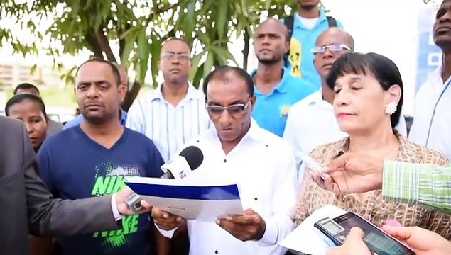 Dirigentes comunitarios de Sabana Perdida