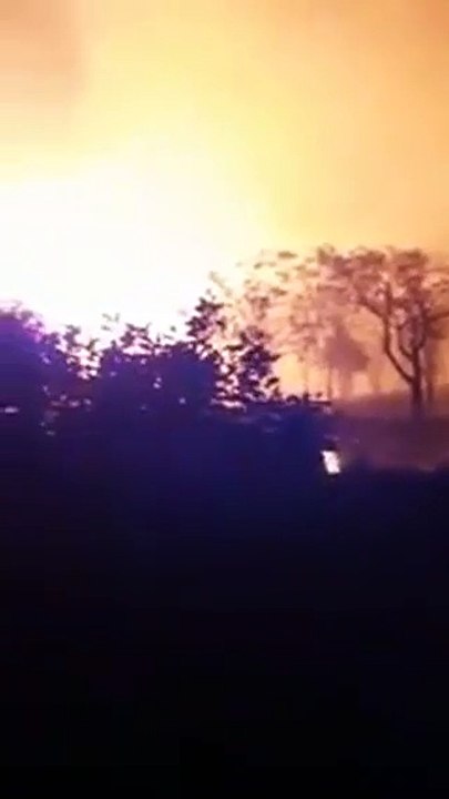 Se incendia el Morro de Montecristi