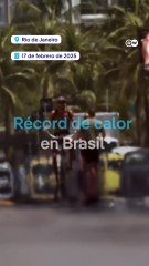 Ola de calor histórica en Río de Janeiro