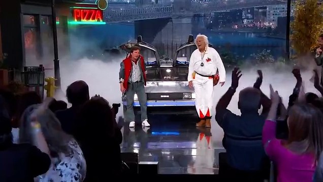 Marty McFly & Doc Brown visitan el programa de Jimmy Kimmel