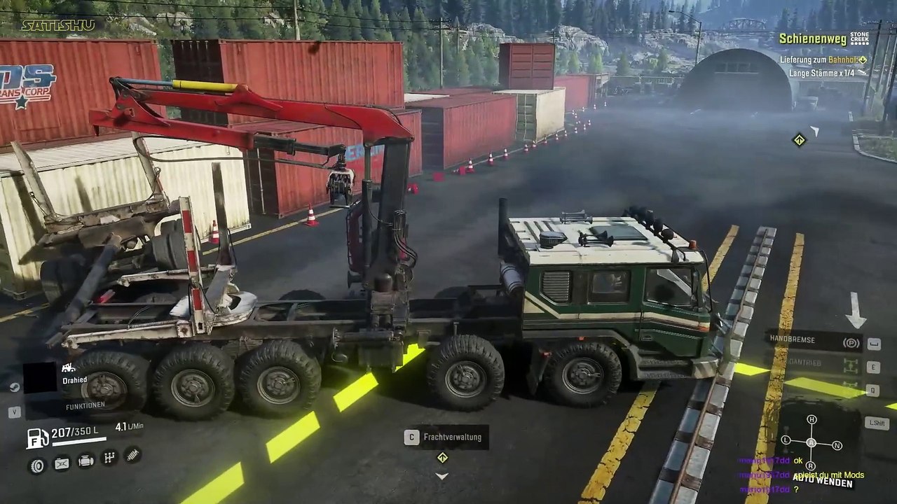 Schienenweg: Lange Stämme. (Part 2) | SnowRunner | Ep. 55