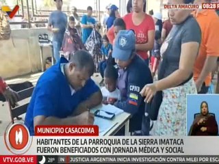 Delta Amacuro | Sistema 1X10 atendió a más de 500 habitantes con jornada de salud y alimentación