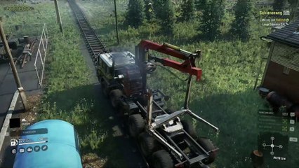 Schienenweg: Lange Stämme. (Part 3) | SnowRunner | Ep. 56
