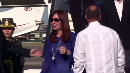 Presidenta argentina en Cuba para misa papal