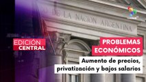 Argentinos enfrentan problemática situación económica
