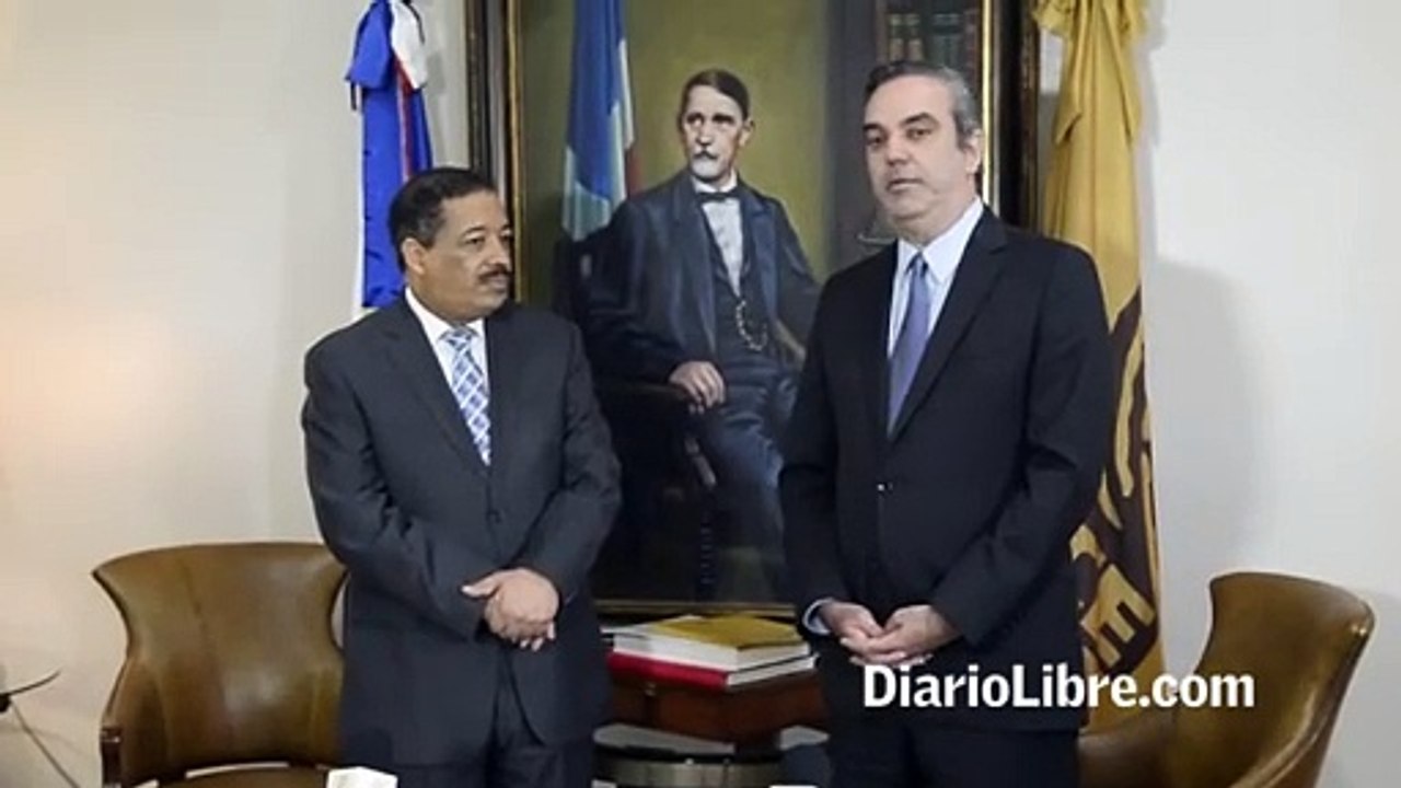 REUNION ROBERTO ROSARIO PTE JCE LUIS ABINADER CANDIDATO PRESIDENCIAL PRM