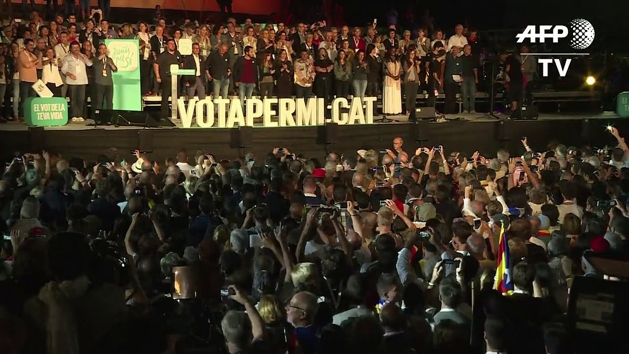 Nacionalistas catalanes esperanzados con un futuro independiente