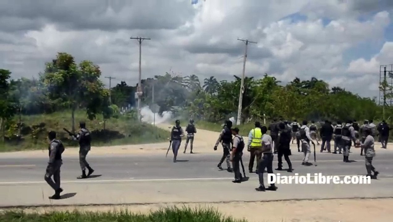 Protesta carretera samana Sector CABRETO