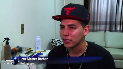 El peluquero de la selección chilena