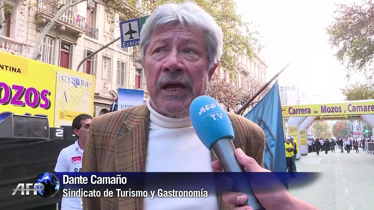 Carrera de camareros en Buenos Aires