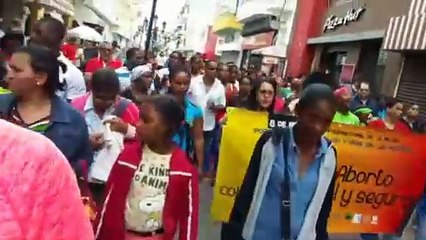 Marcha en apoyo a la legalización del aborto