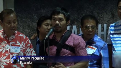 Pacquiao dice que su retirada se acerca