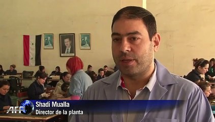 Siria: una fábrica de puros en plena guerra