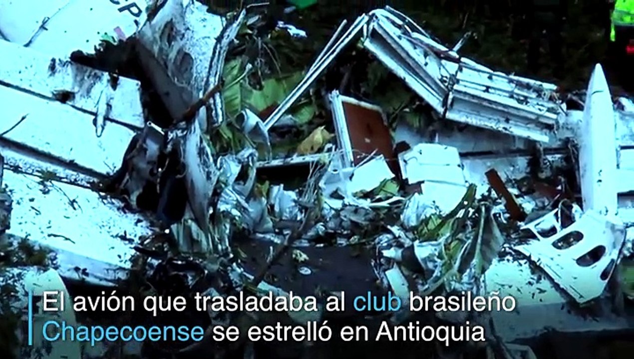 Accidente de avión en Colombia