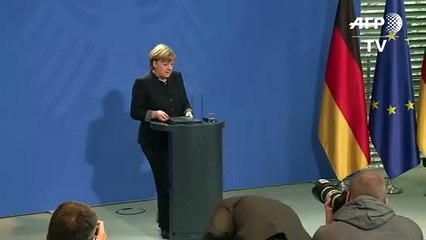 Angela Merkel: autor de matanza podría ser demandante de asilo