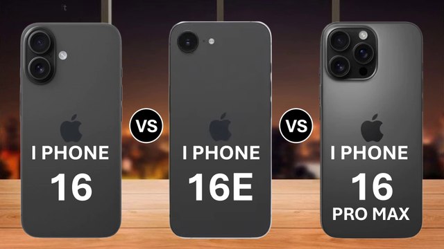 iPhone 16e VS iPhone 16 VS iPhone 16 Pro Max,Specs Review