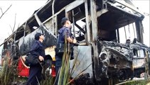 Veintiséis muertos tras accidente de autobús en Taiwán