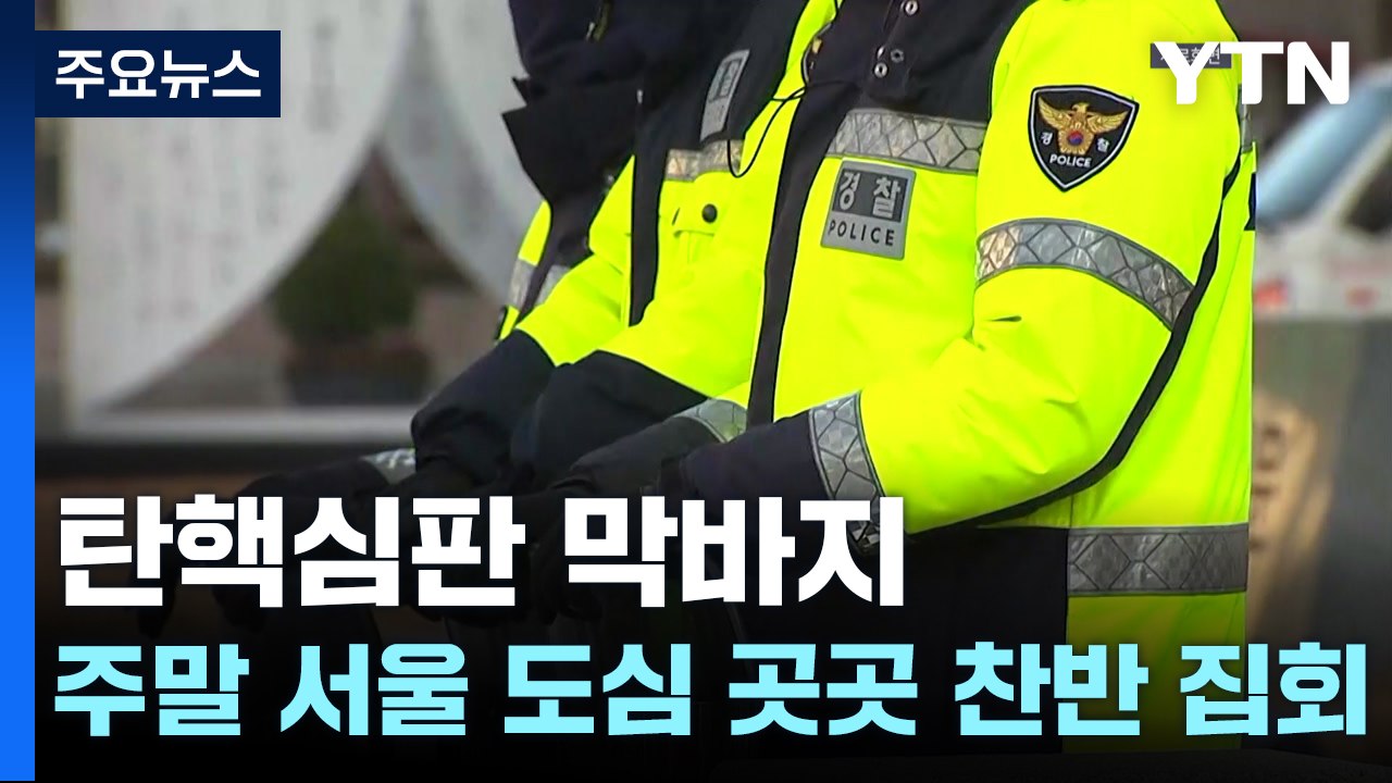 탄핵심판 막바지...오후부터 서울 도심서 찬반 집회 / YTN