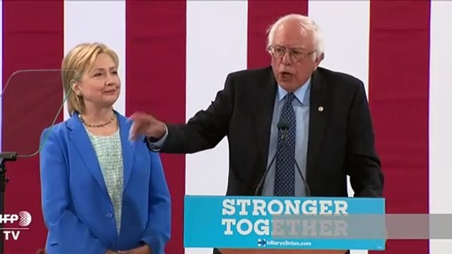 Sanders respalda a Clinton para presidenciales de EEUU