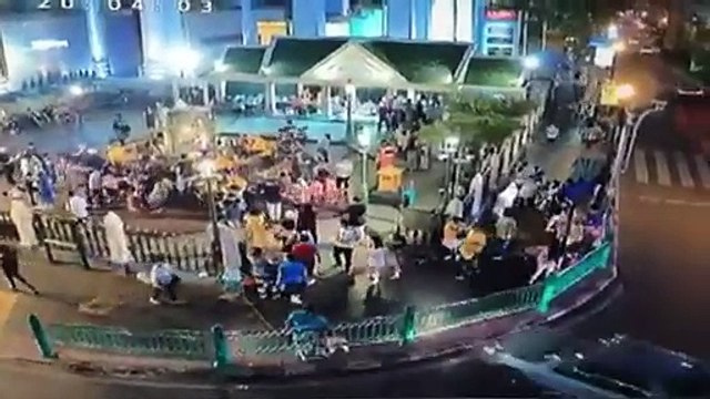 Tailandia: una convulsión termina con un choque y cuatro heridos