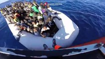 1.400 migrantes rescatados frente a costas de Libia