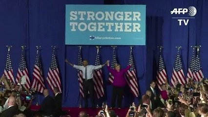 Obama se suma de lleno a la campaña de Hillary Clinton