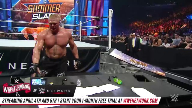 FULL MATCH - Brock Lesnar vs. The Undertaker- SummerSlam 2015