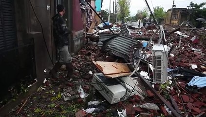 Desolación reina en ciudad uruguaya azotada por tornado