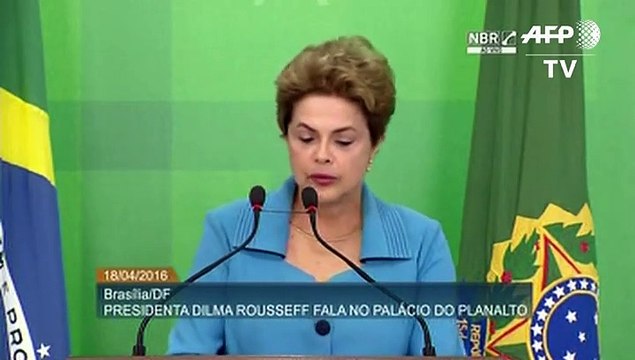 Rousseff “indignada” por voto a su impeachment