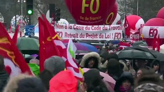 Huelgas en Francia contra proyecto de reforma laboral
