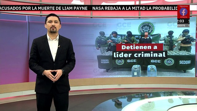 Detienen a Héctor N , líder de célula criminal en San Luis Potosí; se le aseguraron armas y drogas