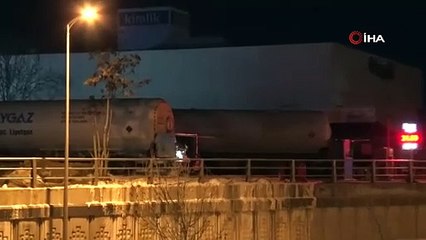 Ankara’da LPG tankeri sızıntısı paniğe neden oldu