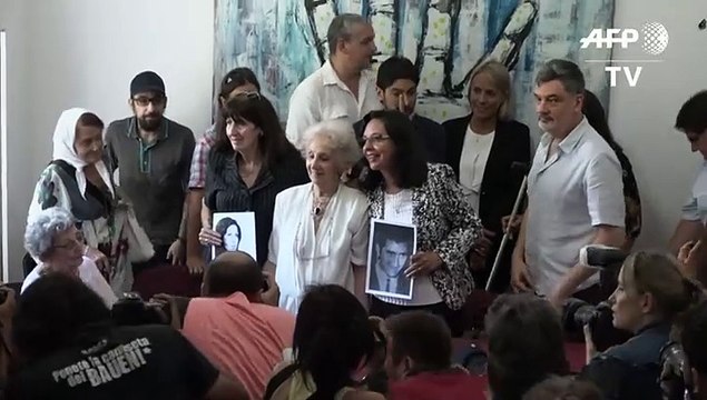 'Abuelas' celebra hallazgo de nieta 127 robada en dictadura argentina
