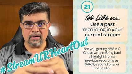 "Stream UR Heart Out" challenge, day 21