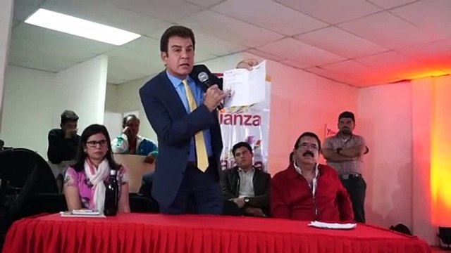 Opositores presentan supuestas pruebas de fraude en elecciones de Honduras