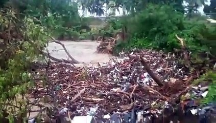 Desborde de ríos en Santiago