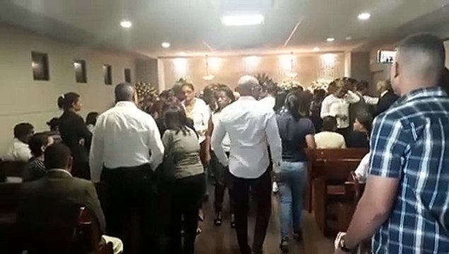 Velatorio de profesor Yuniol Ramírez