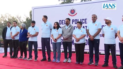 दिल्ली पुलिस का 78वें स्थापना दिवस पर नशा मुक्ति अभियान