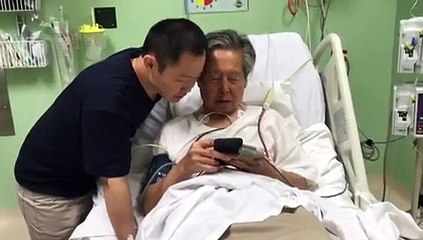 Hijo de Fujimori celebra junto a su padre indulto