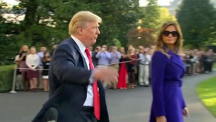 Un Trump debilitado parte para trascendente gira por Asia