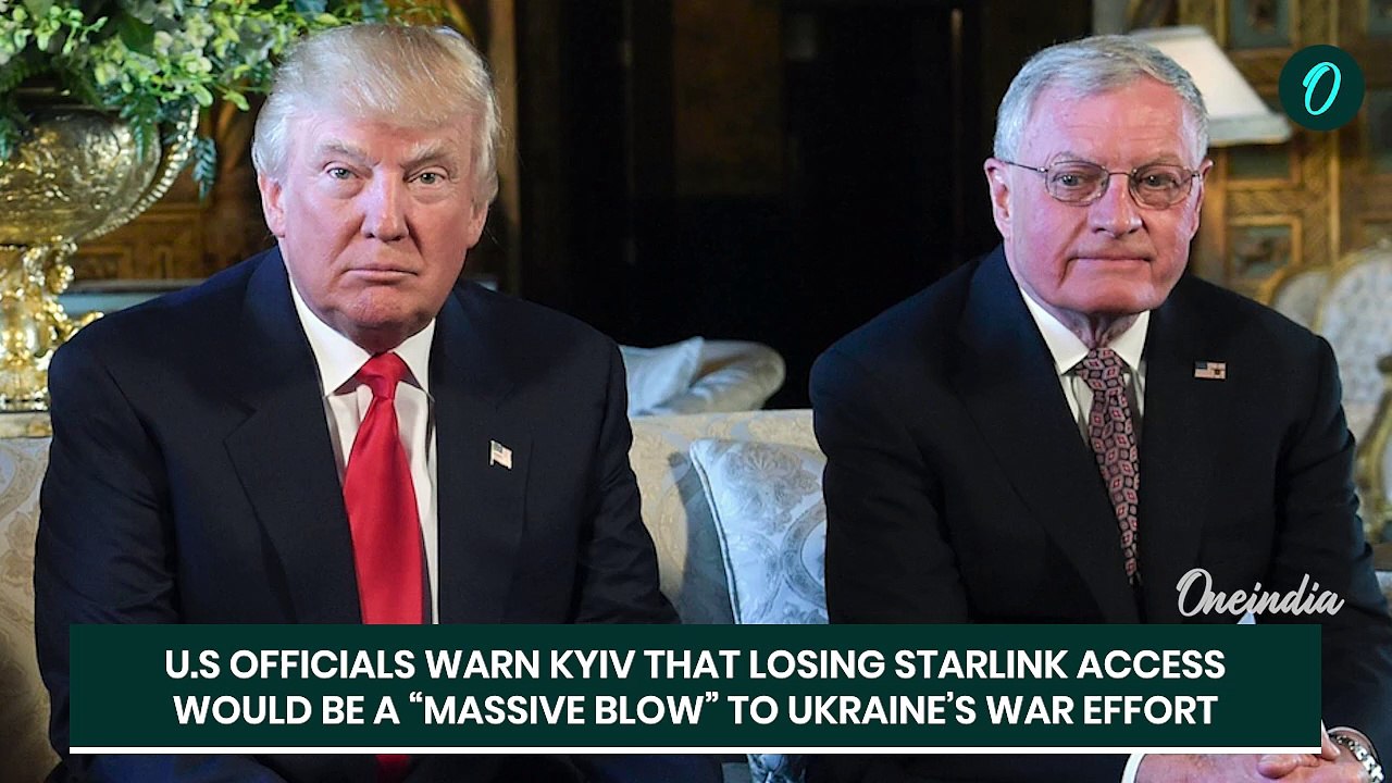 Starlink Shutdown Threat: US Warns Ukraine Over Minerals Deal, Zelensky Resists Pressure From Trump