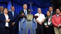 Rueda De Prensa De Los Organismos De Socorro En El Palacio Nacional
